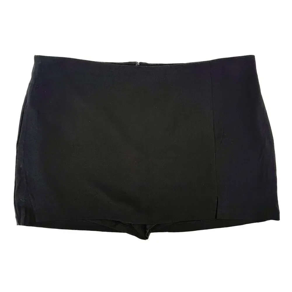 Aeropostale Women’s Size XXL Black Tennis Style Mini Skort Career Skirt NWT